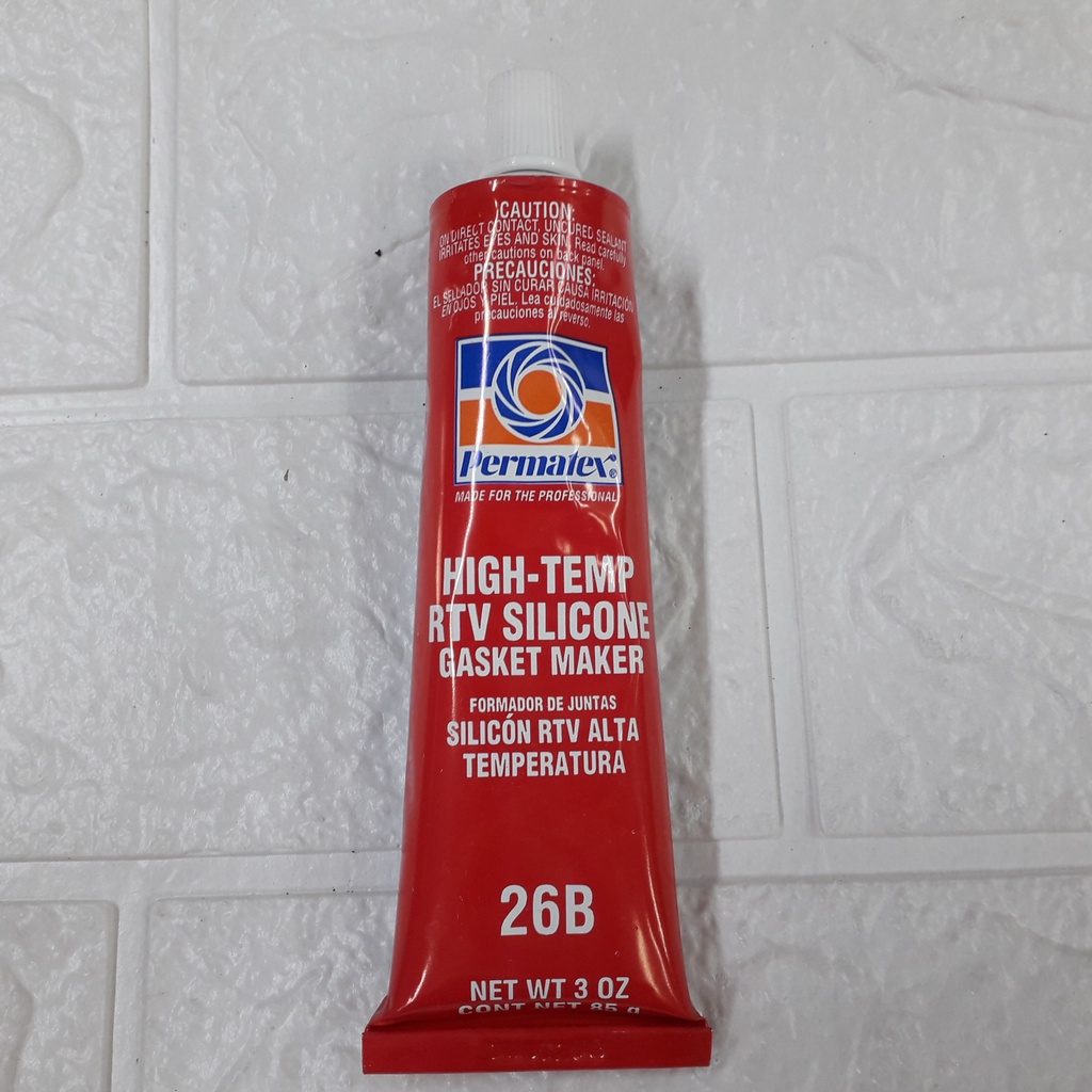 (*1TIN 26B) (85g) PERMATEX RED HIGHTEMP RTV SILICONE GASKET MAKER
