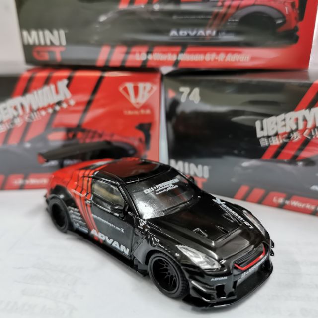 Mini GT LB Works Nissan GT-R Advan#74 | Shopee Malaysia