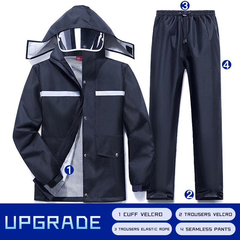 [Kendo] Double Layer Raincoat Rainsuit Motorcycle Bike Bicycle Outdoor
