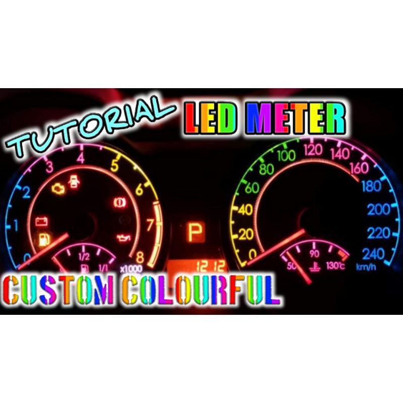 💥[5BIJI]💥 LED METER LIGHT 🌈 CUSTOM COLOUR PELANGI🌈 Shopee Malaysia