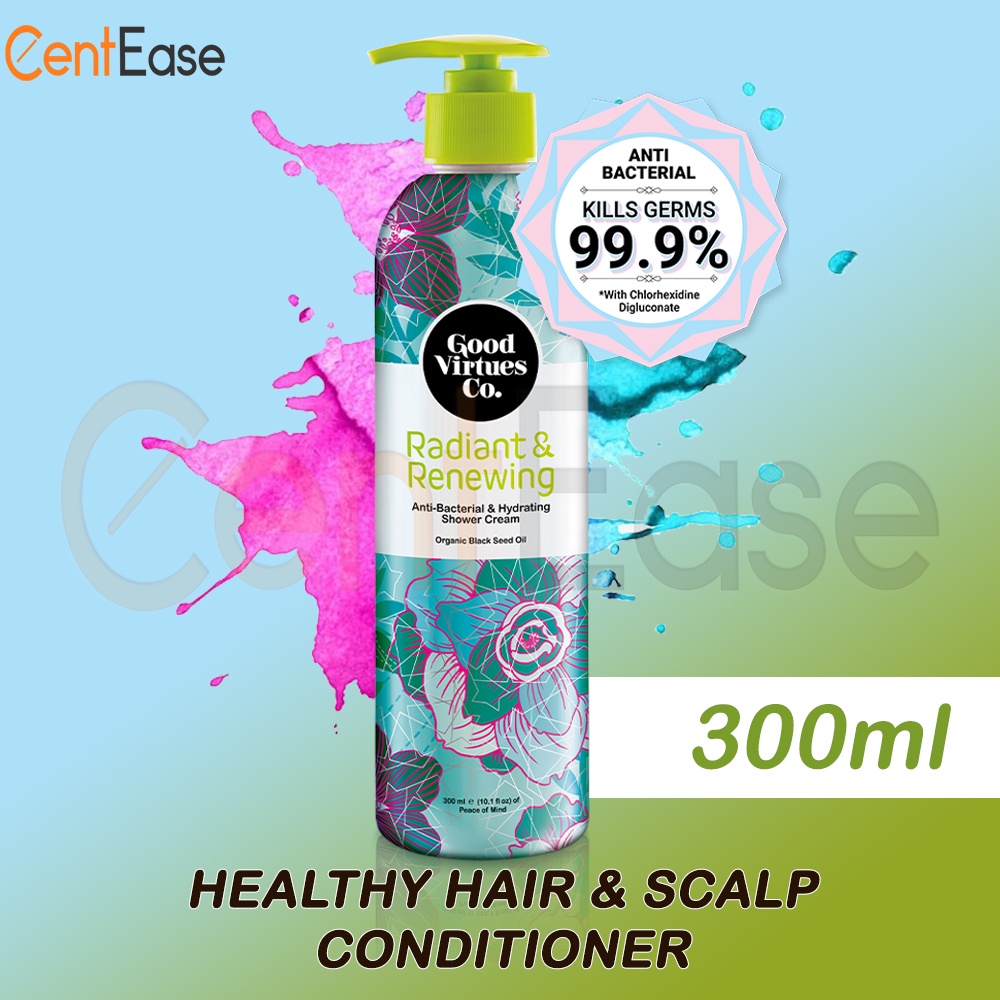 Good Virtues Co (GVC) AntiBacterial & Hydrating Body Wash Shower Cream