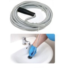 5 Meter - 7 Meter Clog Free Spring Set Spiral Pipe Cleaning Rod Sink ...
