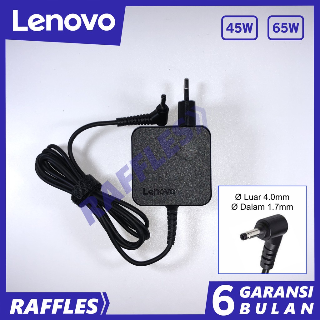Caricabatterie 65W Per Lenovo IdeaPad 330 E S130 - Alimentatore UK Con Spinotto 4.0x1.7mm