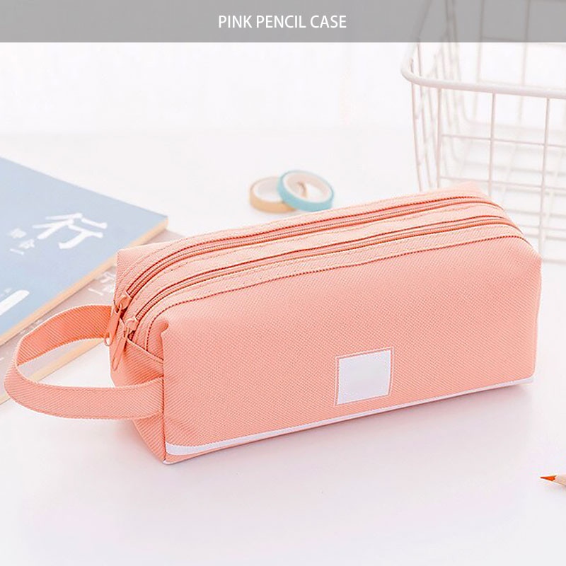 𝗪𝗔𝗧𝗘𝗥 𝗥𝗘𝗦𝗜𝗦𝗧𝗔𝗡𝗖𝗘 》Large Capacity Double Layer Canvas Pencil Case ...