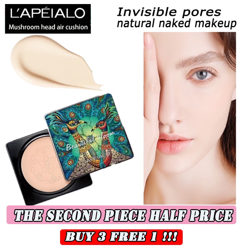 🇲🇾 👍 Natural Mushroom Air Cushion BB & CC Cream Air Cushion Foundation