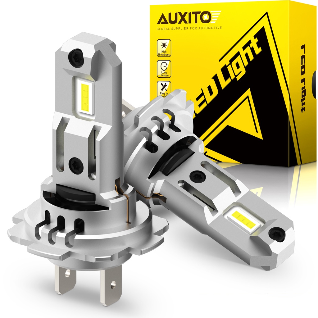 AUXITO 2Pcs Headlight H7 LED Bulb 60W 18000LM Super Bright Wireless for