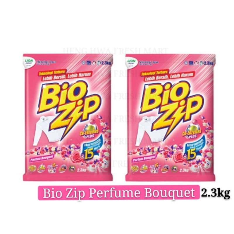 Bio Zip Washing Powder Kg Bio Zip Detergent Powder Bio Zip Sabun Cuci Baju Flora Colour