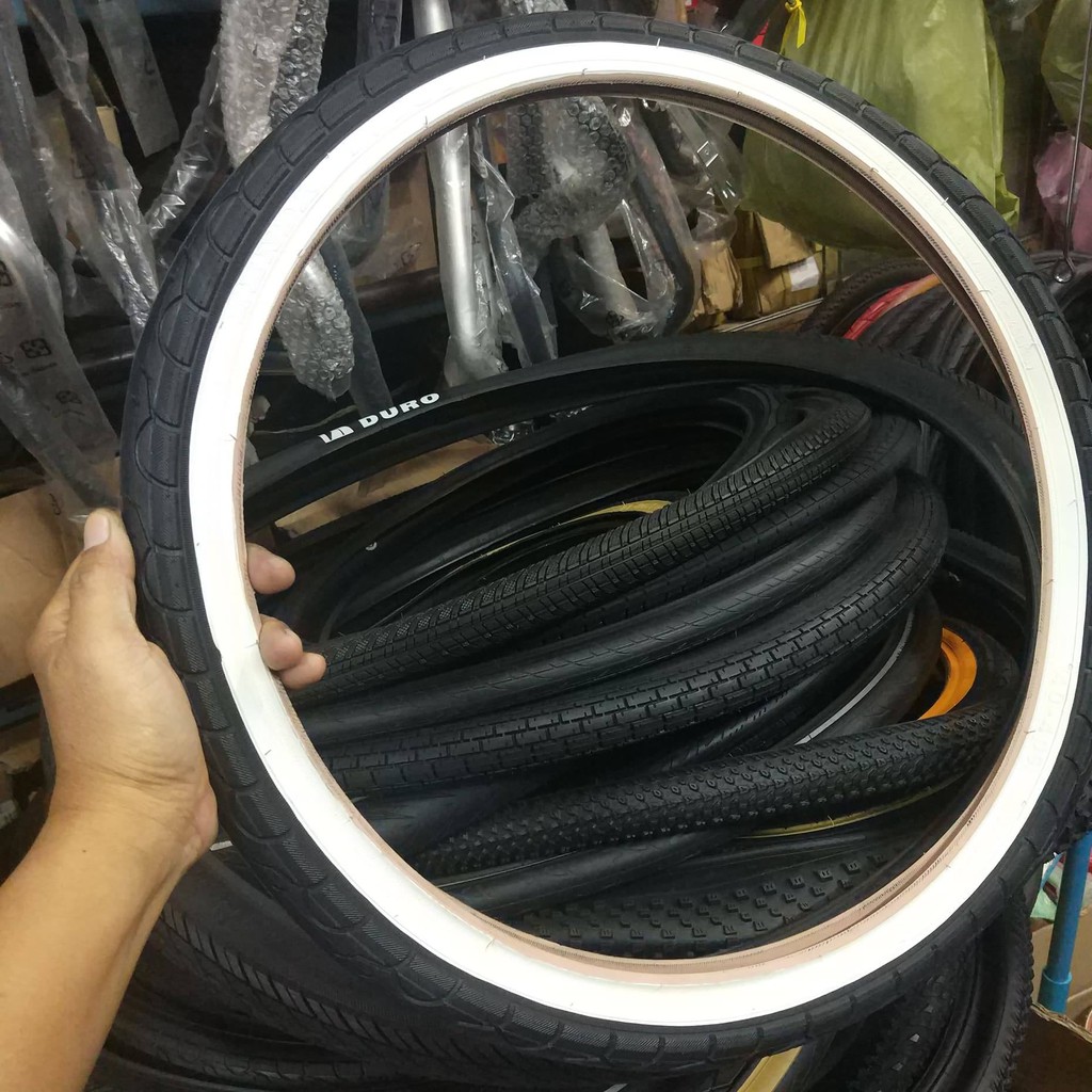 Paire De Pneus KENDA 20 X 1.75 Blancs - NOS (New Old Stock) Pour BMX Old School / Motocross