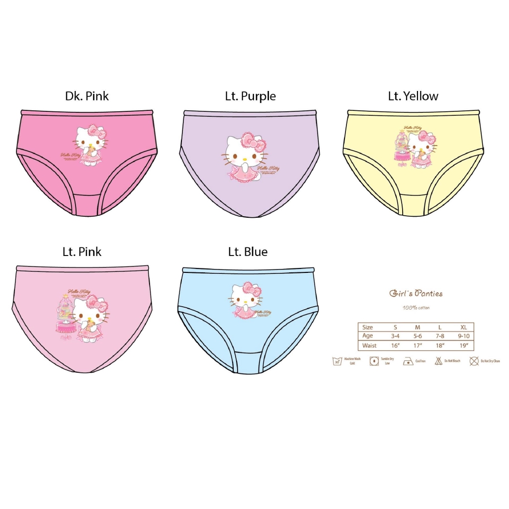 Sanrio Hello Kitty Children Kids Girls Panties Underwear For Age
