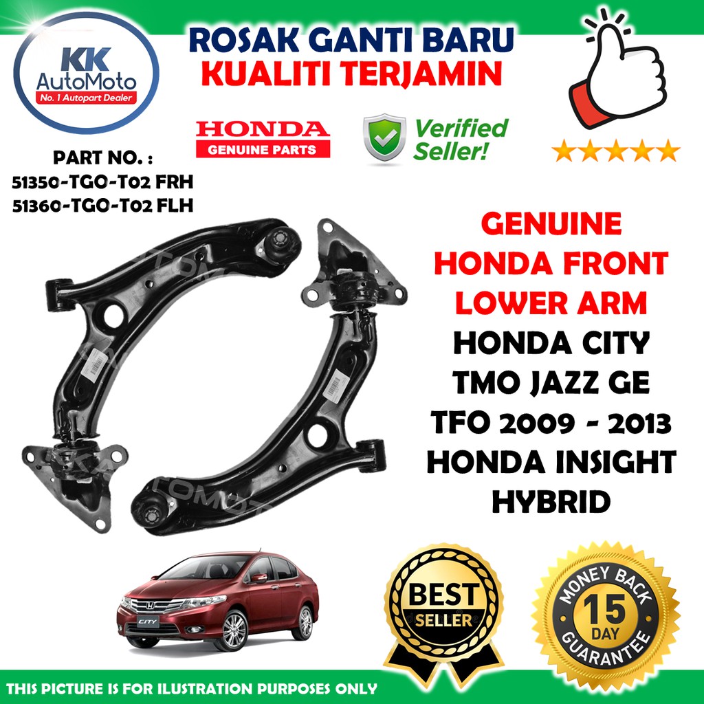 Honda City Tmo Jazz Ge Tfo 2009 2013 Insight Hybrid Original Genuine