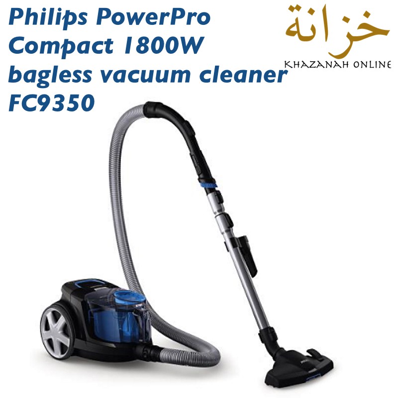 Philips PowerPro Compact 1800W Bagless Vacuum Cleaner FC9350 (FC9350/62 ...