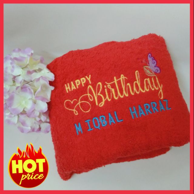 💥HOT💥SURPRISE Birthday Gift Sulam Tuala, Hadiah birthday, personalised