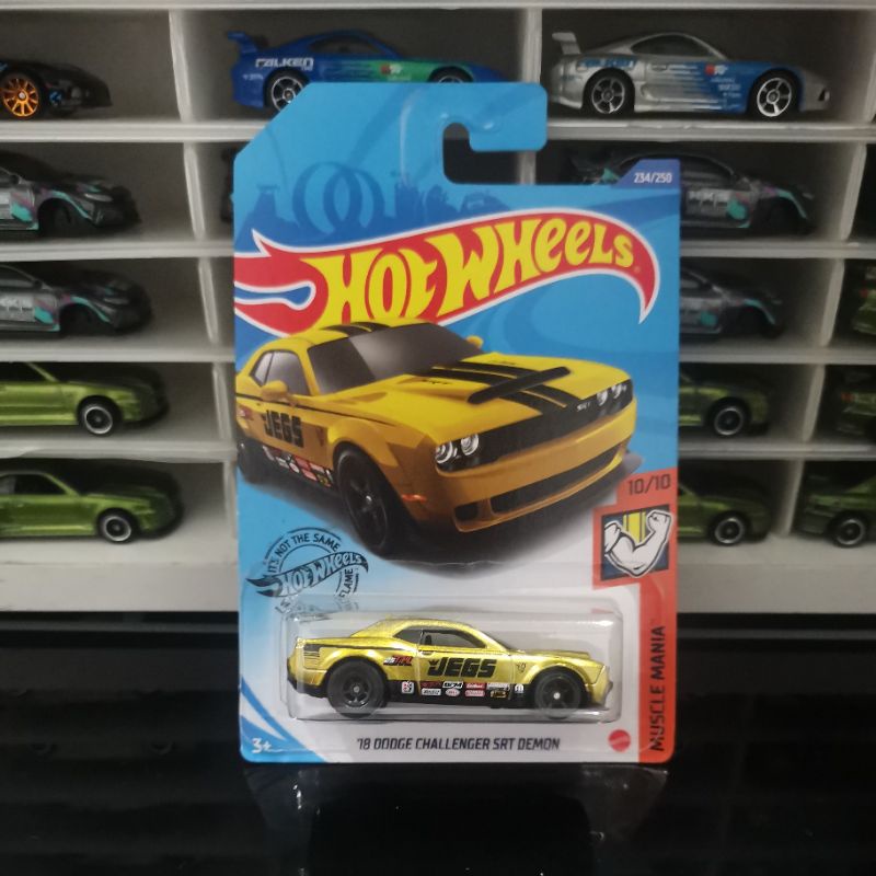 Hot Wheels Sth 18 Dodge Challenger Srt Demon Shopee Malaysia