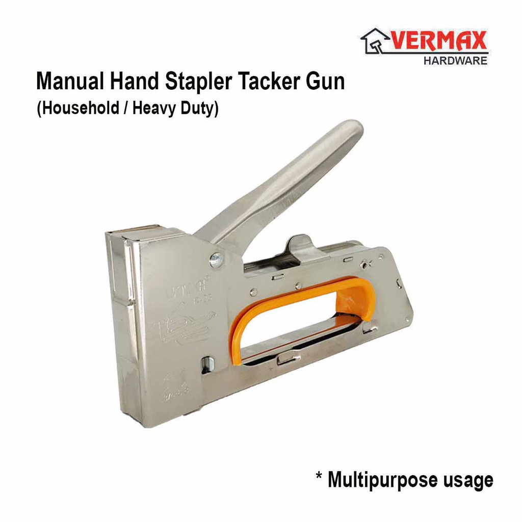 Industrial hand clearance stapler