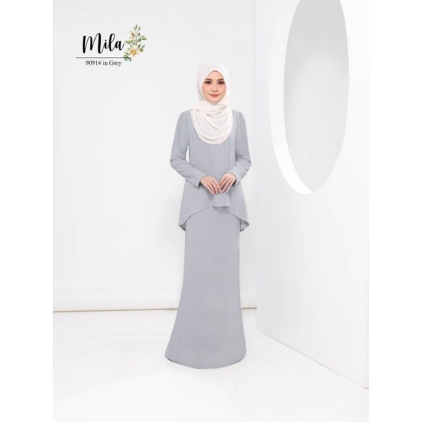 Gambar baju kurung Mila Dot Fishtail