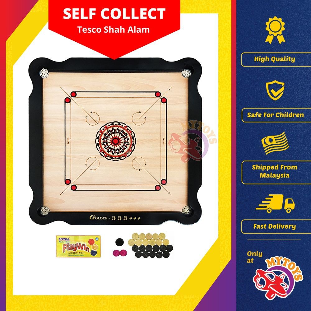 *SELF COLLECTION* Carrom Board Set, Mini Carrom Board, Carrom Men ...
