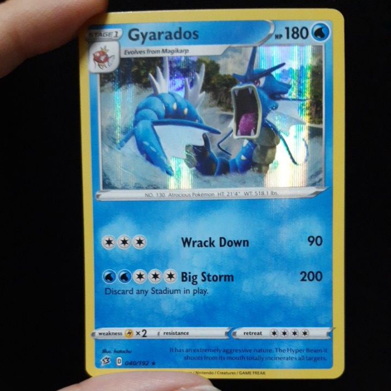 Pokemon Card TCG : Gyarados 040/192 (HOLO RARE) 100%Original Pokemon Card |  Shopee Malaysia