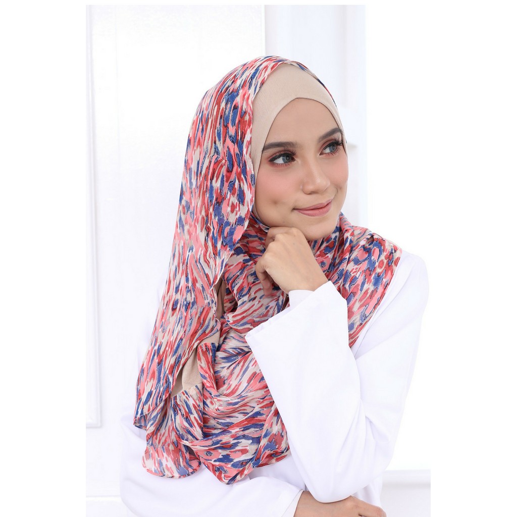 KAYLA Double Loop Instant Shawl Tudung Dua Muka Viral | Shopee Malaysia