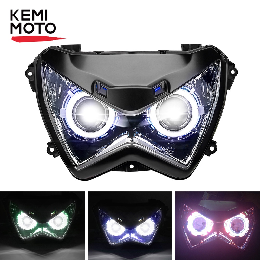 Z800 Headlight Eye HID Projector Custom Headlight Assembly For Kawasaki ...