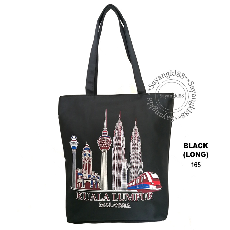 Tote bag KLCC tote bag canvas bag (L) bag klcc ready stockfast delivery bag kuala lumpur