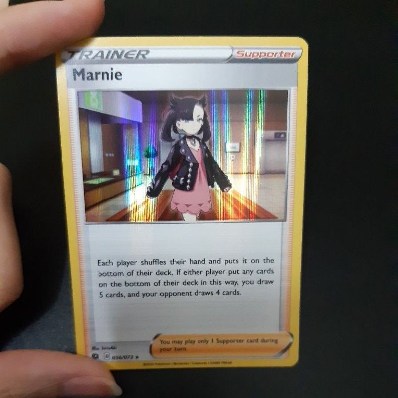 Pokemon card TCG: Trainer: Marnie 056/073 (REVERSE HOLO / RARE HOLO) 100%  Original Pokemon Cards | Shopee Malaysia