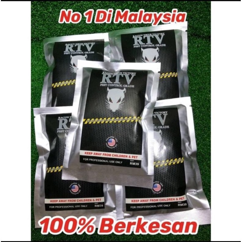 RACUN TIKUS VICTORY KILL RAT POISON RTV KILLER | Shopee Malaysia