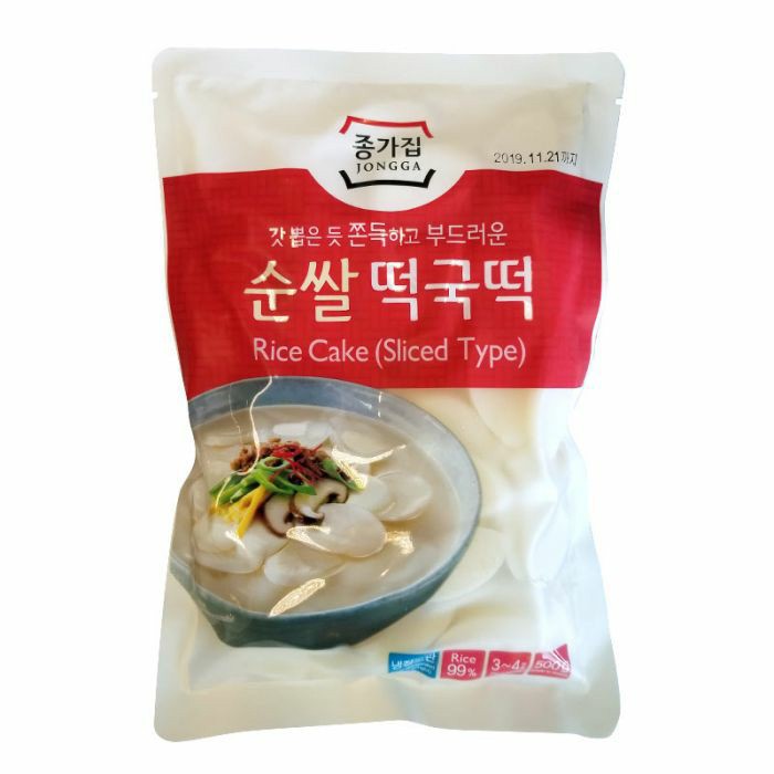 Jongga Rice Cake Cut Korean Slice 500g | Shopee Malaysia