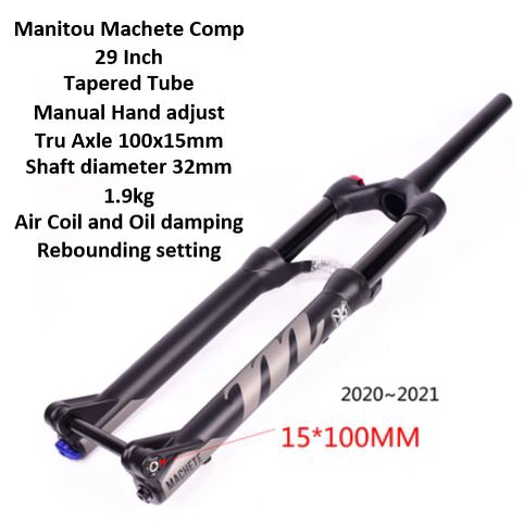 Manitou Markhor, Machete Comp, or R7 Pro 27.5 or 29 Air Fork Boost Tru ...