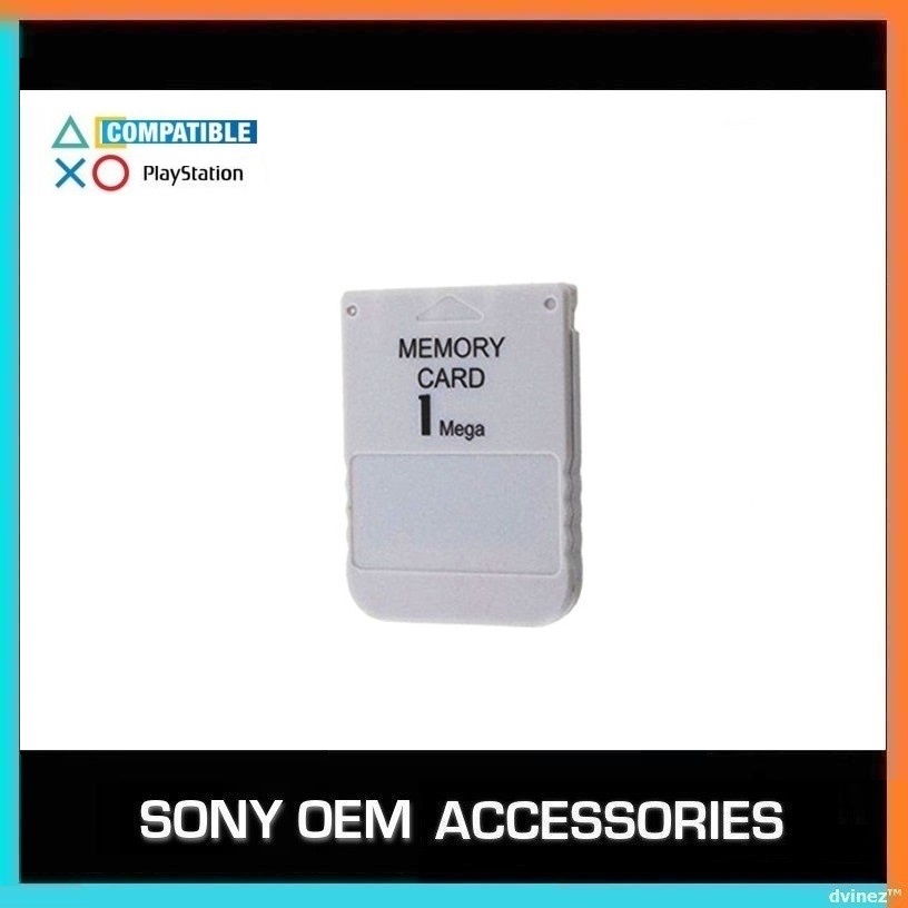 Sony Playstation 1 High Speed 1MB PSOne PS1 PSX Game Memory Card ...