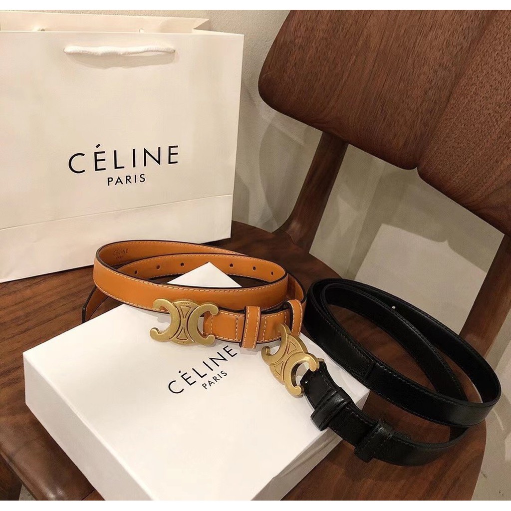 Celine leather clearance belt