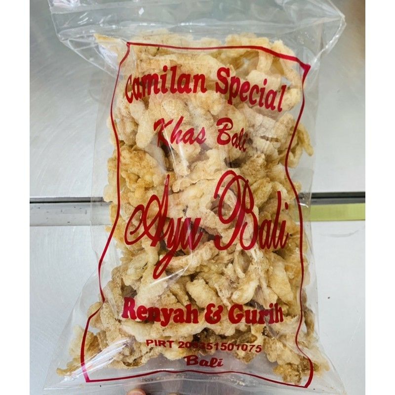 Balinese AYU Chicken Skin Checker Crackers 100gr typical Balinese ...