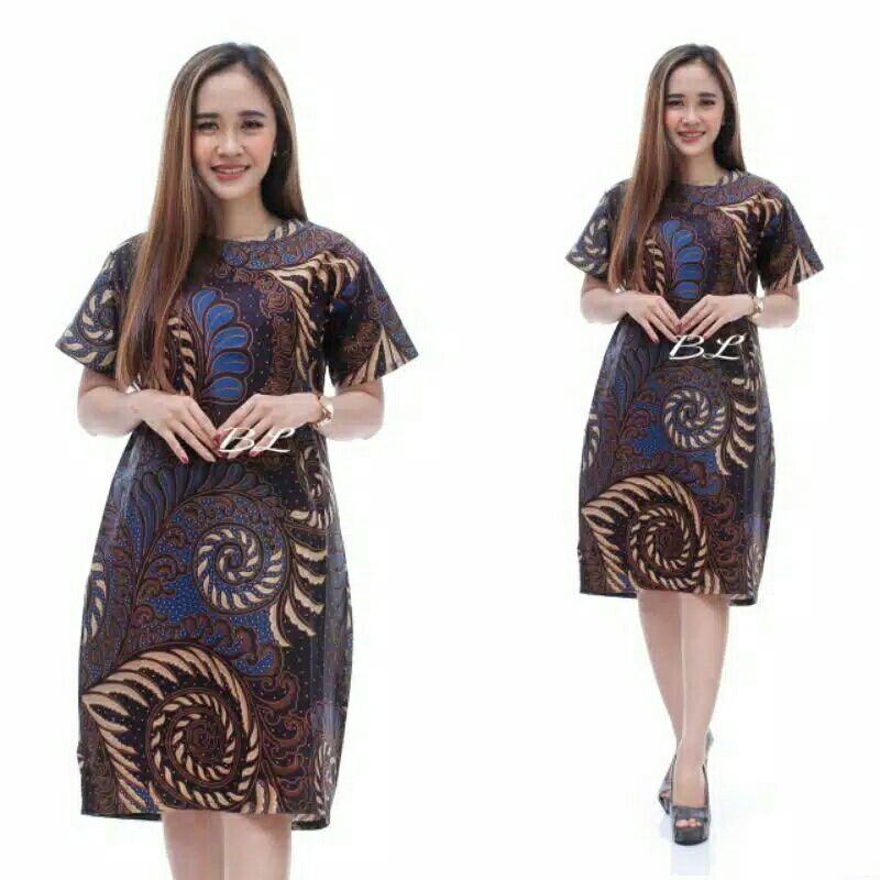 Dress Batik Sogan BIG SIZE JUMBO XXL XXXL XXXXL XXXXXL | Shopee Malaysia
