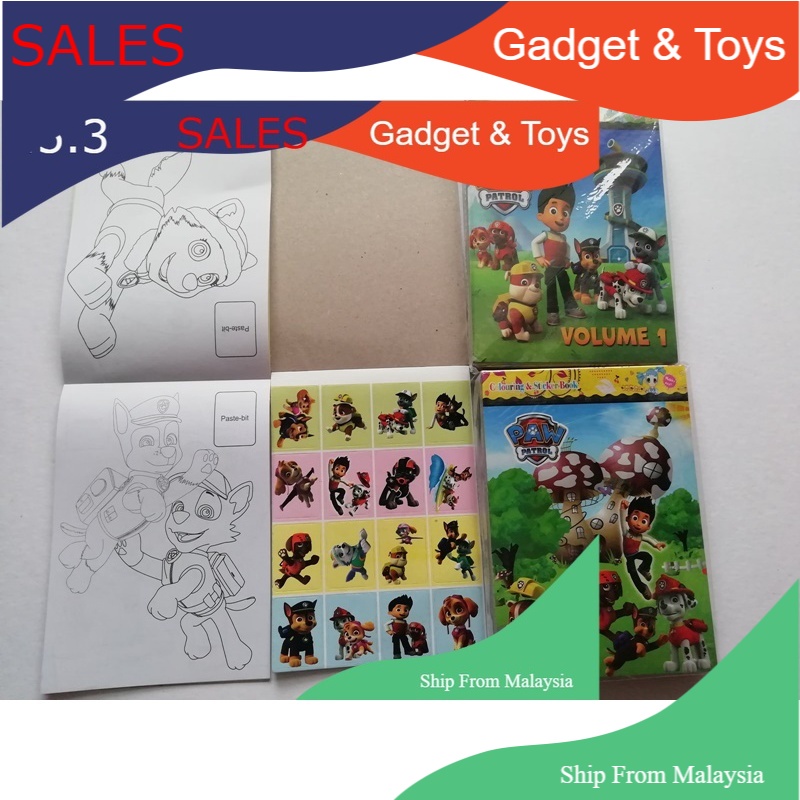Buku Mewarna Colouring + Sticker Book W:14 * H:10.5CM | Shopee Malaysia