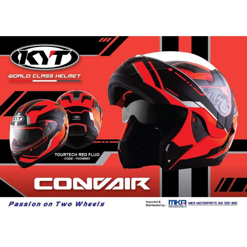 Kyt flip deals up helmet