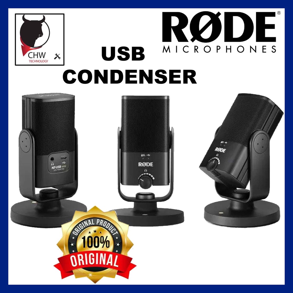RODE ORIGINAL NT USB MINI USB CONDENSER MICROPHONE | Shopee Malaysia