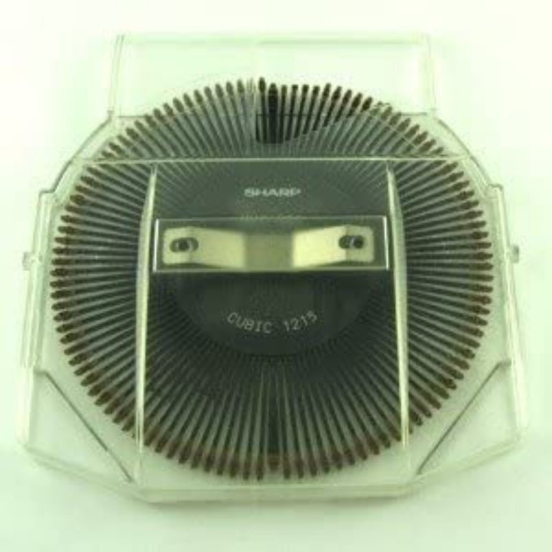 Sharp Typewriter Printwheel ZX Cubic 10/12 Daisy Wheels