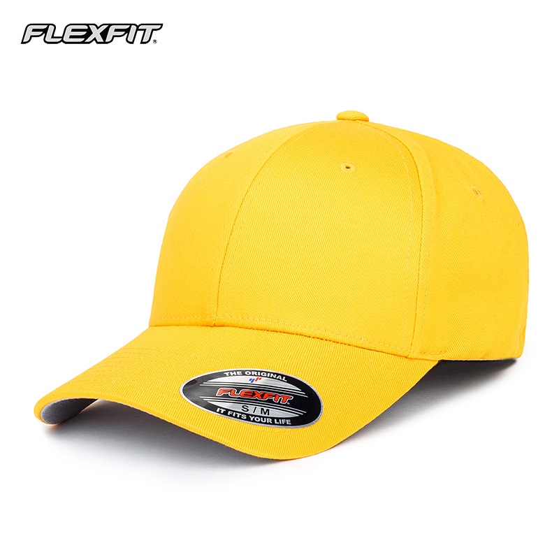 [FLEXFIT] 6277 Fully Enclosed Elastic Baseball Cap Big Head Hard Top Baseball Cap Large Size