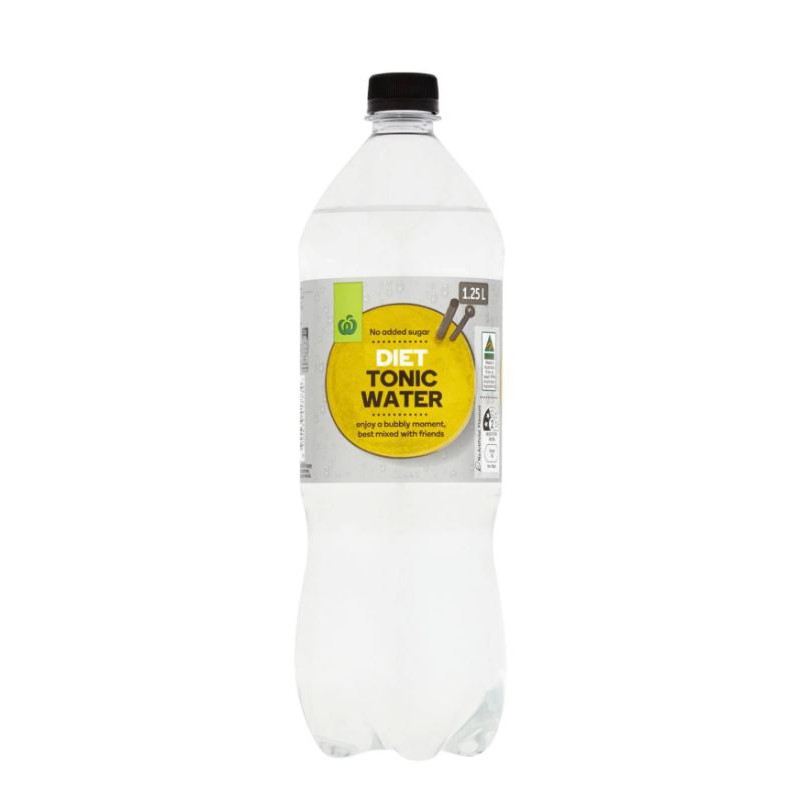 WOOLWORTHS DIET TONIC WATER 1.25 Litre (Allonge Marketing) Shopee