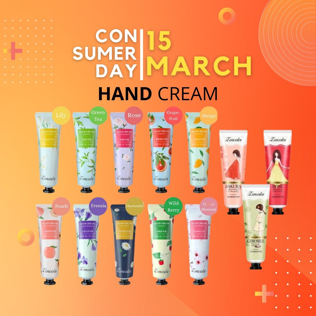 🔥TERMURAH🔥Lencolor Hand Cream Fruit Lotion Moisturizing Gift Losyen