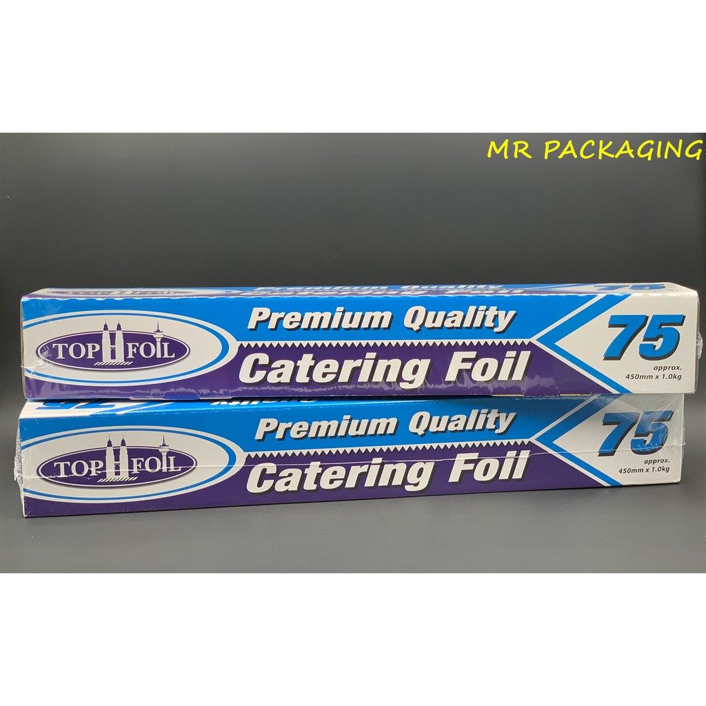 Top Foil Aluminium Foil [ 1kg ] Aluminium Catering Foil For Cooking