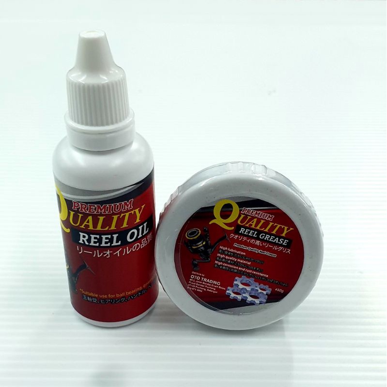 FISHING REEL OIL AND GREASE # MINYAK GREASE MESIN PANCING