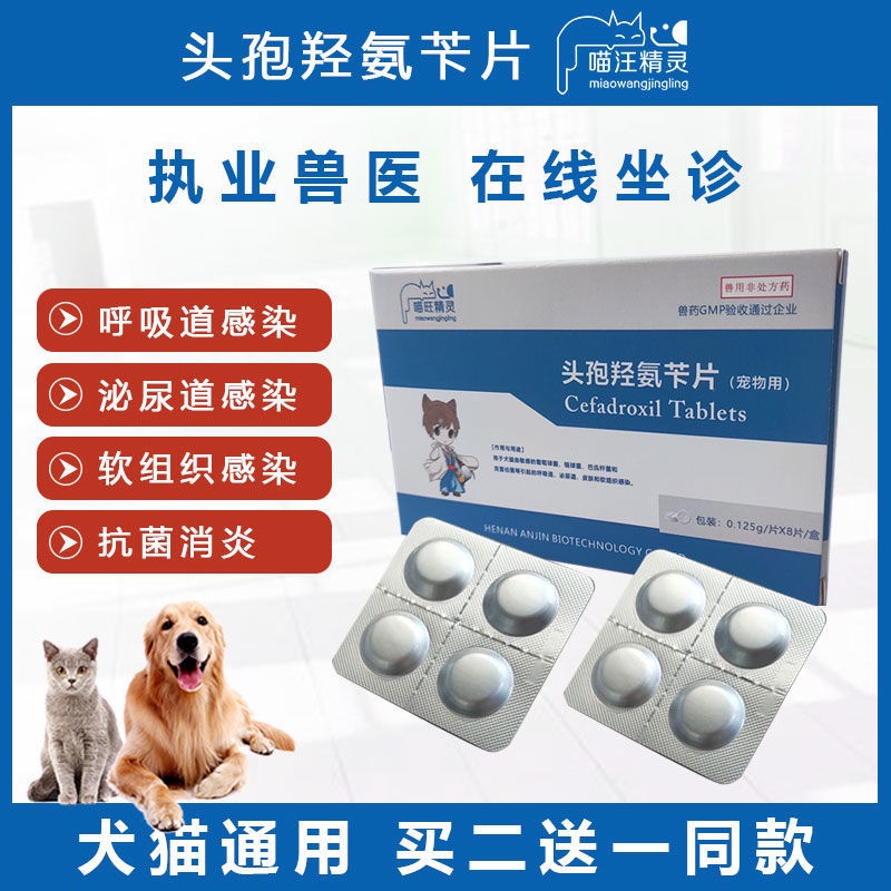 Pet Spores Hydroxyamine Dog Skin Disease Cat AntiInflammatory Medicine Urinary Infection Trauma