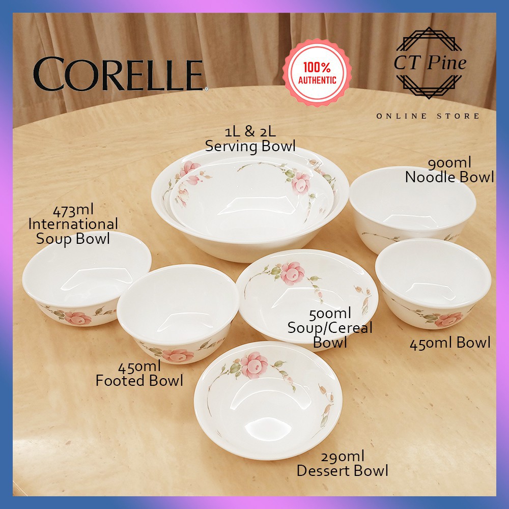 barangan dapur Corelle Country Rose RS Loose Bowl Classy