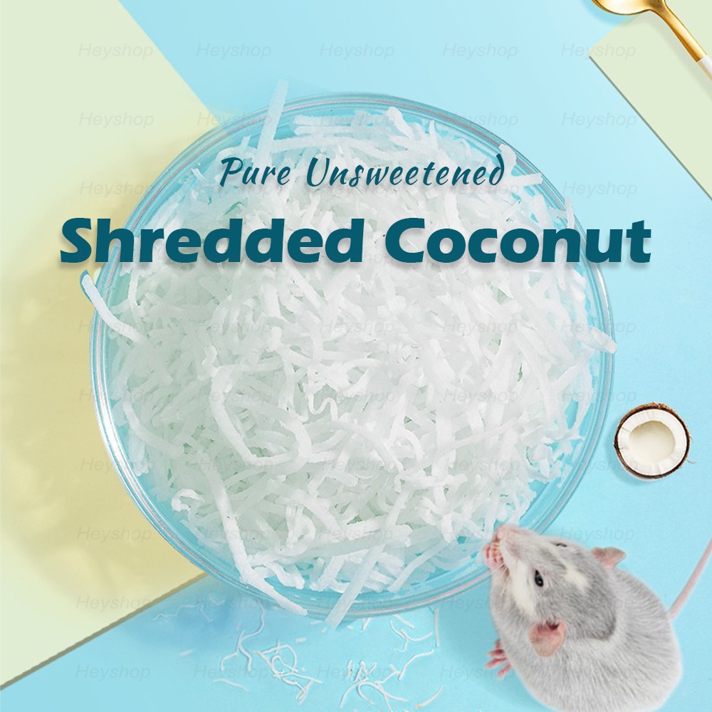 Pure Unsweetened Shredded Coconut 20g / 40g - Hamster Guinea Pig Sugar ... - Guinea Pig Recipe With Shredded Coconut