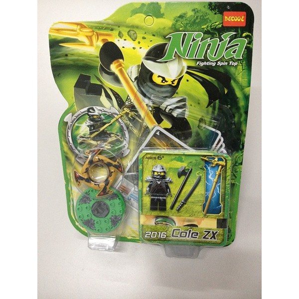 Decool Ninjago Ninja Cole ZX Building Block Spin Toys Bricks LEGO