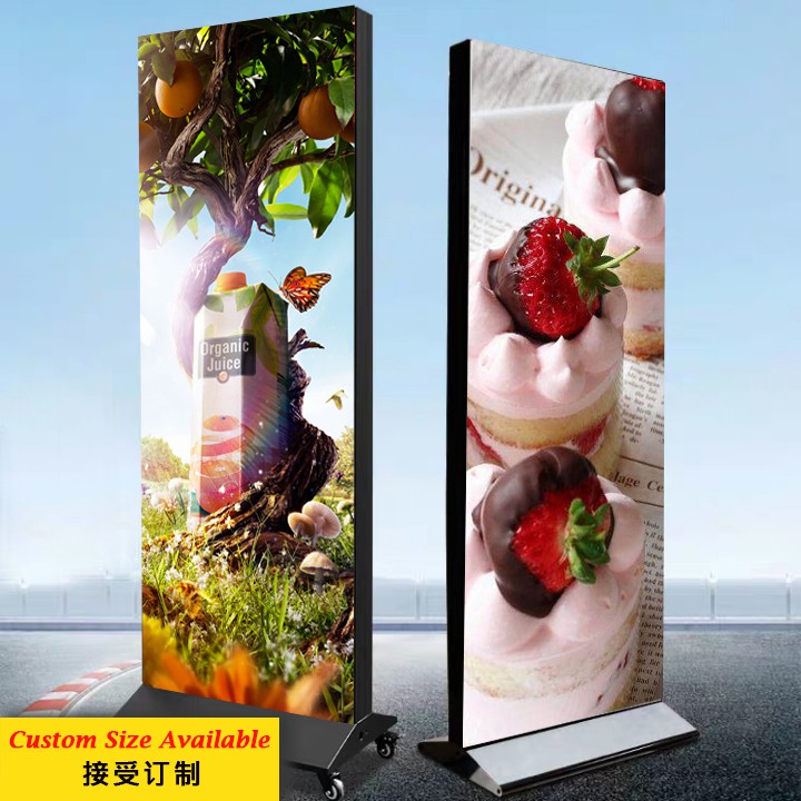 Movable Light-box For Food Corner Restaurant Cafe With High Quality UV ...
