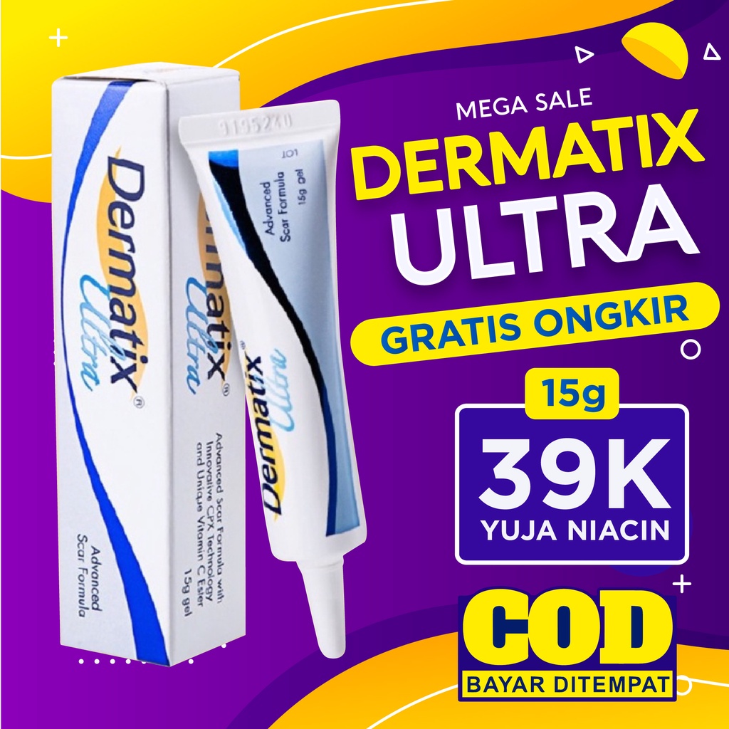 HITAM Dermatix Ultra Advanced SCAR Formula Gel Cream SCAR Removal