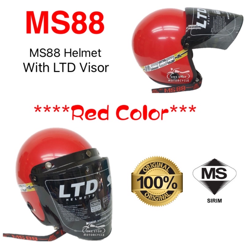 Visor best sale helmet ms88