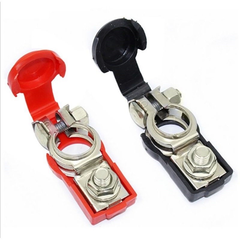 UNIVERSAL BATTERY HEAD TERMINAL SET (+/-) (BIG HEAD/KEPALA BESAR) WIRA ...