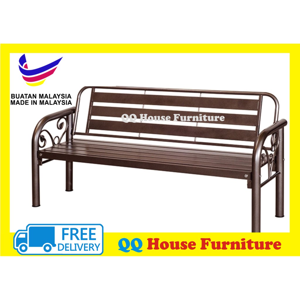 FREE SHIPPING 5' METAL BENCH CHAIR / BENCH CHAIR / OUTDOOR FURNITURE